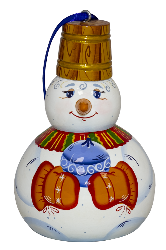 Колокольчик декоративный "Снеговик"